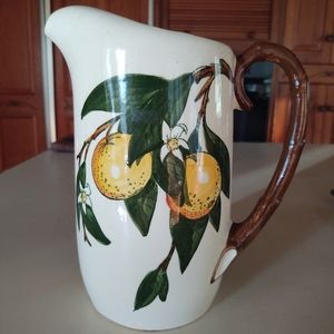 Metlox vintage California fruit pitcher